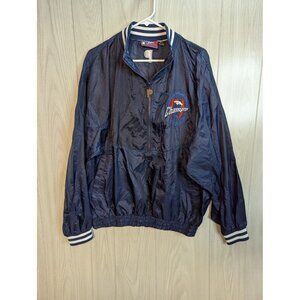 Super Bowl 32 Denver Broncos Champion Windbreaker Jacket Large Men Vintage
